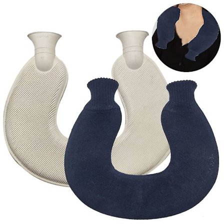 U-muotoinen kuumavesipullo, joka sopii kaulaan ja hartioille, lämmin kuumavesipussi -ES