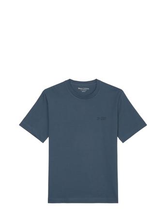 Marc O'Polo T-Shirts Short Sleeve Blå