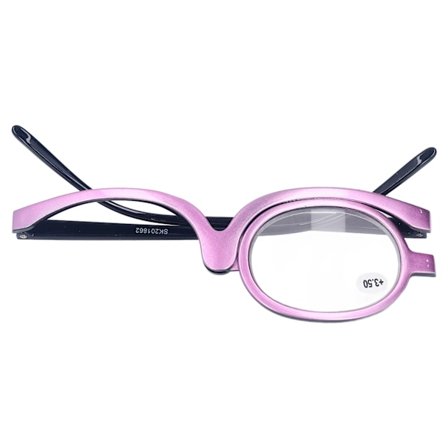 Forstørrelsesbriller Makeup-briller Ridsfaste læsebriller med et etui til kvinder +3,50