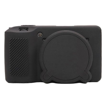 For Ricoh GR IIIx GR III Kamera Cover Anti-Ridse Silikon Beskyttelsesetui - Sort