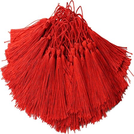 100 styks håndlavede silkebløde håndværksbogmærkekvaster