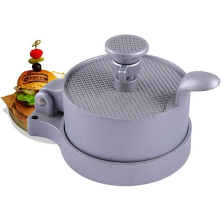 Burger Press - Hampurilaispuristin, tarttumaton hampurilaispuristinsetti - Hampurilaispihvinvalmistaja grilliin, pihveihin, lihapulliin, grilliin