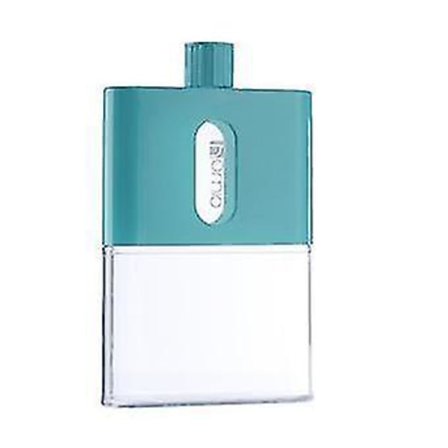 Bærbar 530ml A5 Størrelse Utendørs Vannflaske Kvadrat Blå