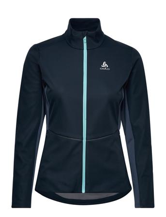 Odlo W Jacket Markenes Outerwear Sport Jackets Blå Odlo*Betinget Tilbud