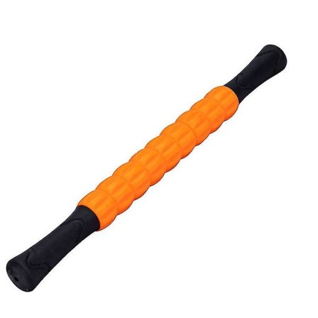 Massage Stick Roller til dybdegående vævsmassage med 360 gears muskel roller Stick til lindring af smerter, ømhed og kramper (orange)