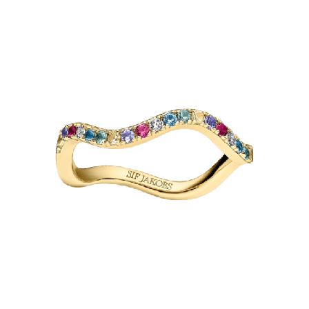 Sif Jakobs Jewellery Ellera Waves Ring Ringar Dam 56