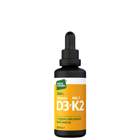 Nature Provides Nestemäinen D3 & K2 30 ml