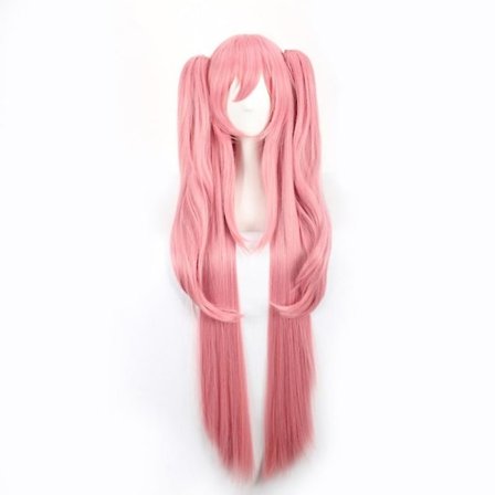 Halloween Peruukki Anime Cosplay Krul Tepes Peruukki 100cm Pitkät Suorat Hiukset Poninhäntä Owari No Seraph Of The End Halloween Synteettinen Peruukki