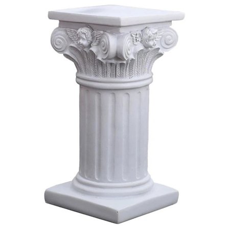 Romersk Søjle Statue Sokkel Lysestage Stativ Skulptur Have Layout DecoBY L Firkant