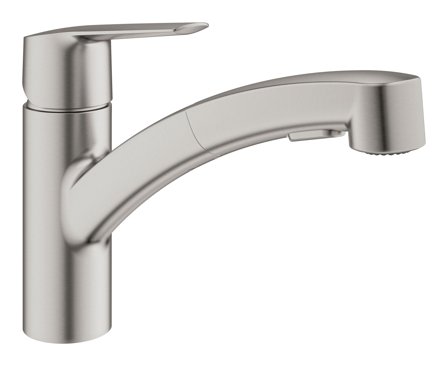 Grohe Start 30531DC1 Kjøkkenbatteri svingbar tut SuperSteel, Baderom