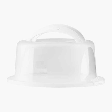 Biltema - Kakefat med Lokk, Solid og Håndterbart, Med Klipslås og Håndtak, Ideell for Kaker, Bakverk, Oster og Mer, Godkjent for 