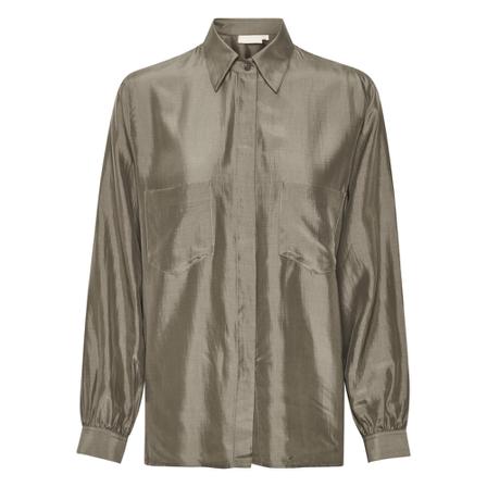 Karen by Simonsen Irenekb Shirt Brun, Dame Bluser