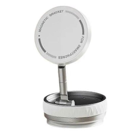 360 graders roterende vakuum sugekop magnetisk mobilholder telefon bil sugekop foldbar navigationsholder sort