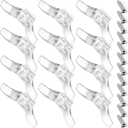 Snoretræk til persienner, sikkerhedssnoretræk, blindkroge med skruer, 12 stk.