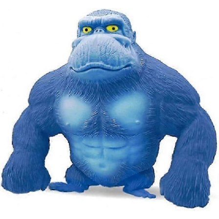 Strekk Gorilla Figur, Ape Antistress Strekk Leke for Vridning Trekking Bøying, Strekkbar Gorilla Action Figur for Barn Morsom Gave (Bl[D]