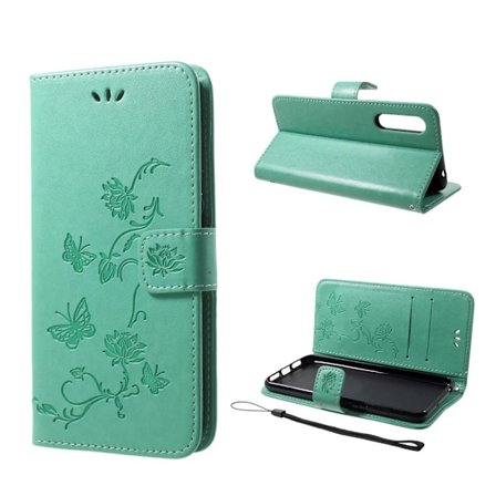 Butterfly läder Huawei P20 Pro fodral - Grön
