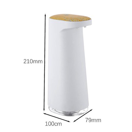 Automatisk sæbedispenser, genopladelig skumsæbedispenser til kontor og skole