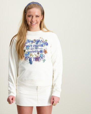 Zadig&Voltaire SWEATSHIRT Weiß Pullover Mädchen - Kids Brand Store