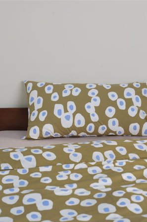 Jotex - Putetrekk 50x90 Cm Økologisk Kakigrønn - OVO - Kjøp Putevar hos Jotex