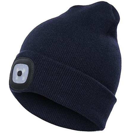 Ny LED-upplyst mössa Hip Hop herr dam stickad mössa jakt camping löpning mössa jul