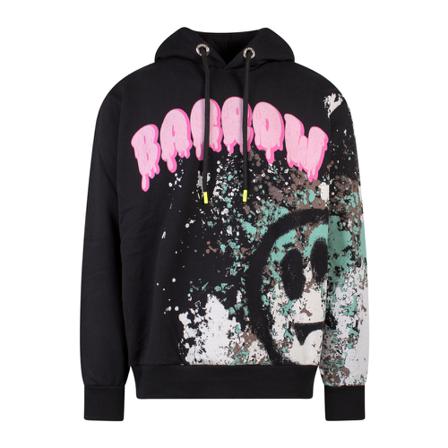 Barrow, Hoodie Zwart, Heren, Maat:S