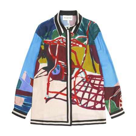 Munthe Aseia Shirt 223-1017-22333 Blå, Dame Skjorter