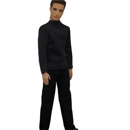 Kvalitets 1/6 Dukke Tøj Casual Wear Håndlavet Tøj Outfit Til 29CM Ken Prince Dukke Tilbehør DIY Dukke Dragter Frakke Dekorationer NO.11 clothes only