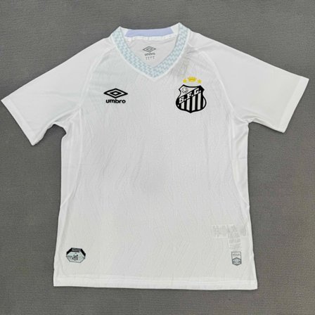 25-26 Santos FC Hjemmebane Hvid Uniform Fodbold T-shirt S-2XL