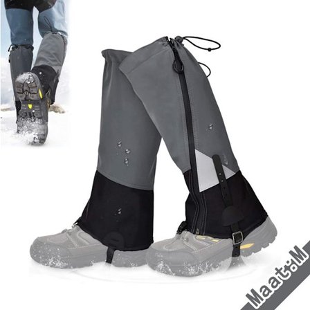 Säärystimet, vedenpitävät ja repeytymättömät, sopivat miehille ja naisille (Koko: M, Korkeus 42,5 cm, Ympärysmitta 45,7 cm).