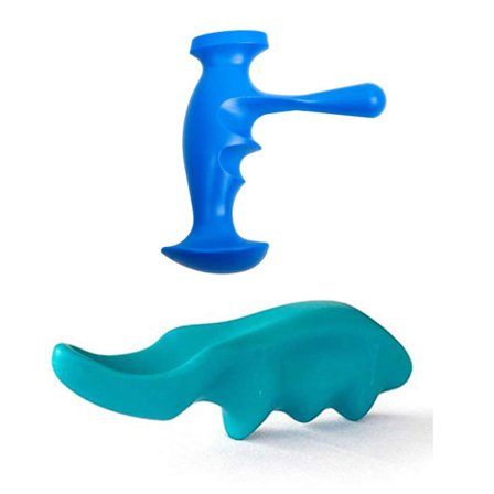 2 stk. Akupressur Fascia Gun Trykmassager, Effektiv Shiatsu