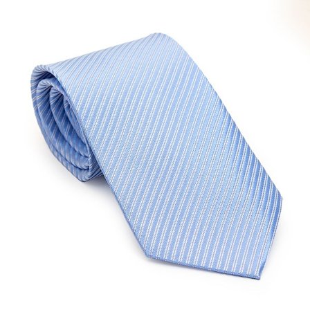 Stilfuldt slips med diskret struktur - Flere farver Lyseblå