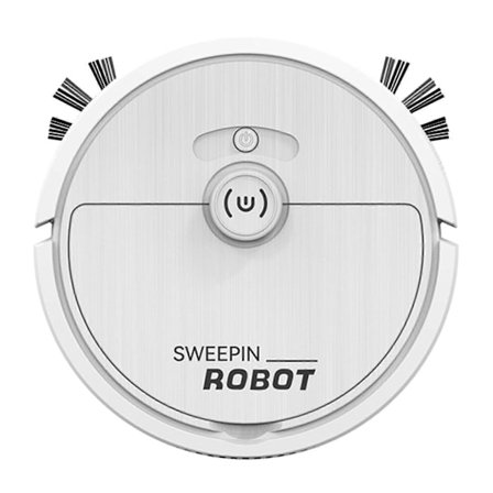 Ledningsfri støvsuger intelligent fejerobot med fejning, sugning og moppefunktion integreret ny fuldautomatisk intelligent hjemmestøvsuger