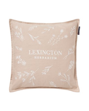 Lexington Herbarium-tyynynpäällinen pellavasekoitetta, beige