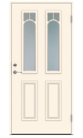 Swedoor Delius Ytterdörr vit (S 0502-Y) 1980x988 mm, Dörrar