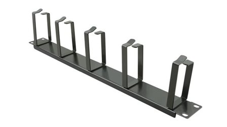 "helos 19"" Kontrolpanel med 5 metalbeslag, 1 U, kontrolfrontpanel, sort"