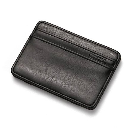 Mønt Kortholder Herre Slim Wallet SORT