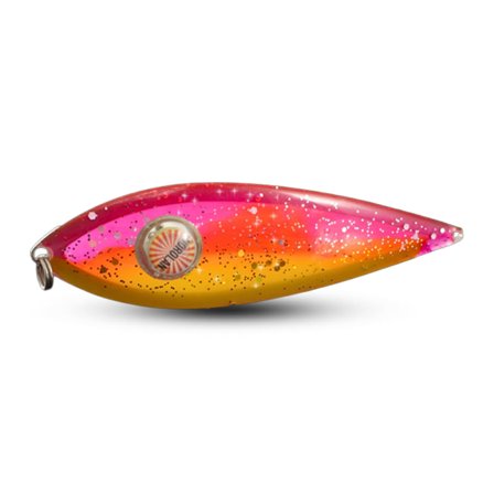 Norolan Winter Light LED Ice Jig for Arctic Char - Pink / Yellow
