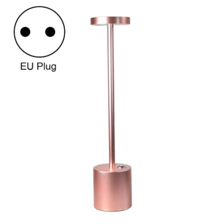 JB-TD003 I-formad bordslampa Kreativ dekoration Retro matsal Bar bordslampa (Rose Gold)