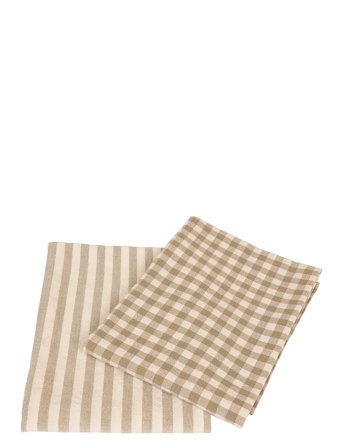 Kitchen Towels Beige Scandinavian Home