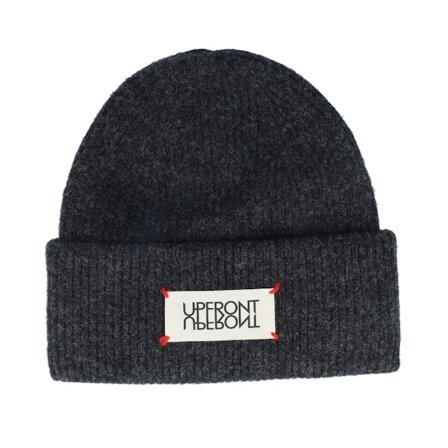 Upfront - Noir cuff Bonnet - Unravel Classic Beanie Jet Black Cuff @ Hatstore
