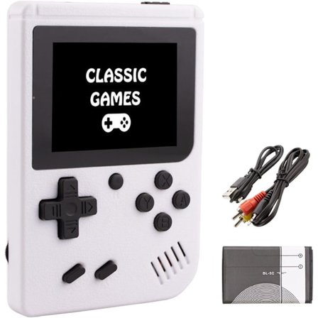 Inbyggd 400 klassiska spel Retro videospelskonsol barngåva