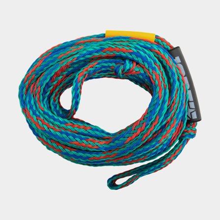 Tubeline JOBE Towrope 4P, 16.8 meter, til 1 - 4 personer, grøn/blå/rød