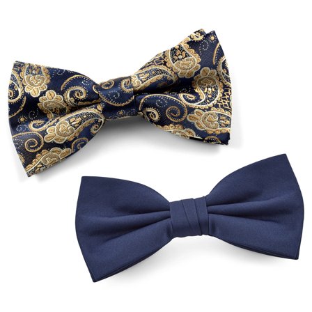 Paisley Pre-Tied Bow Tie Set for Men - Bow Tie Sets