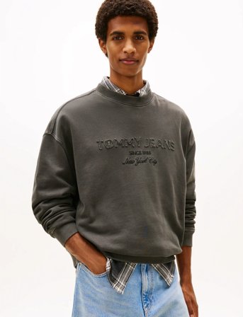 Tommy Jeans Tjm 90S Gmd New Classics Crew - Khaki green - XS