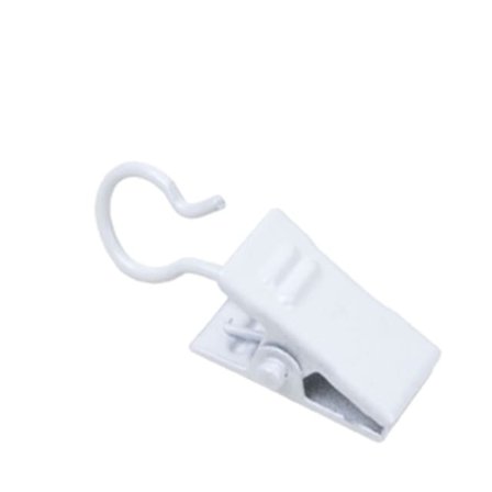 Kirsch Gardinklämmor till ring, Easy Fix, 10 st Gardiner Vit ONESIZE