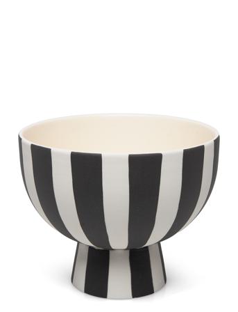 Toppu Mini Bowl Home Decoration Vases Svart OYOY Living Design