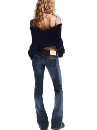 Cheap monday Mörkblå bootcut jeans