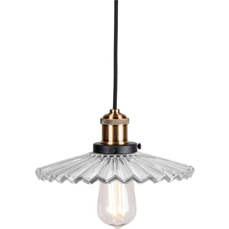 Globen lighting Cobbler-riippuvalaisin, 25 cm, kirkas
