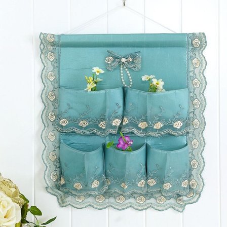 Seinälle kiinnitettävä säilytyspussi