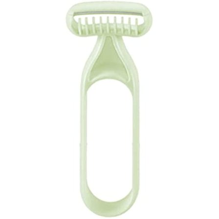 Undertrimmer til armhuler, manuel barbermaskine til kvinder, bikiniskrabere, lille trimmer til armhuler til kvinder, skønhedsbarbermaskine grøn